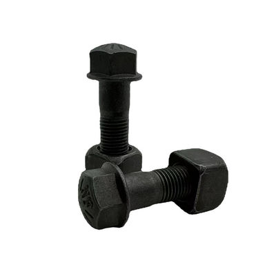 Alloy Steel M10-M24 Track Bolts Bulldozer Track Parts 10.9 Grade